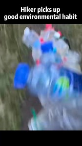 2.2K views · 126 reactions | This university student in Xi'an, #Shaanxi Province has been using his trekking pole to pick up plastic bottles with his friends while on their hikes in the Qinling Mountains since October, 2023. #EcoChina #LoveNature | Xi's Moments | Facebook