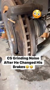 3.5M views · 14K reactions | Customer brought their car in after replacing their own brake pads, complaining of a grinding noise, and the technician discovered they had literally stacked the new pads on top of the old ones, creating a metal-on-metal sandwich special藍藍 #CustomerStates #BrakeFail #Mechaniclife #BrakePads #GrindingNoise #CarFails #GarageLife #Mechanic | CarHax Fernando | Facebook