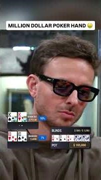 $1 MILLION DOLLARS, ONE POKER HAND 🤯 #wpt #poker #shorts