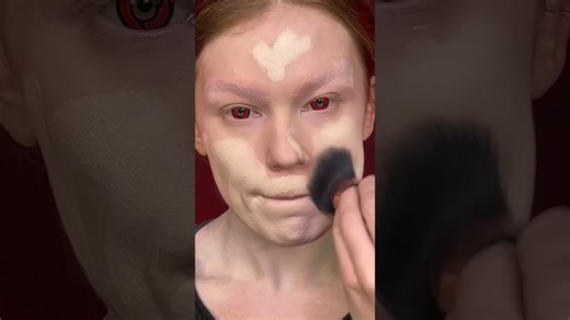 Epic Itachi Uchiha cosplay transformation captured in makeup