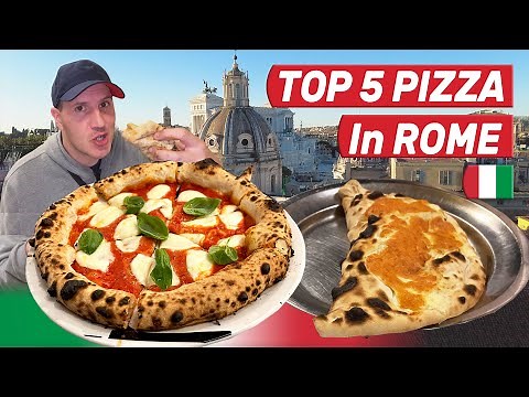 TOP 5 PIZZA Places in ROME - Best Italian Pizza From Rome 🇮🇹