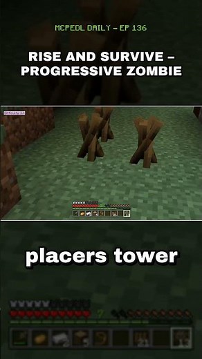 Okay whoever loves hardcore zombie survival that escalates needs to see Rise and... #minecraft