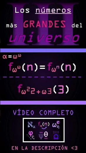 🌀 EPSILON SUB CERO - Gugología pt.3 || #matematicas #googol #googology #maths #fgh #ordinal