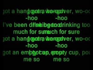 Taio Cruz feat Flo Rida - Hangover Lyrics