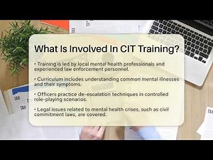 What Is Involved In CIT Training? - CountyOffice.org