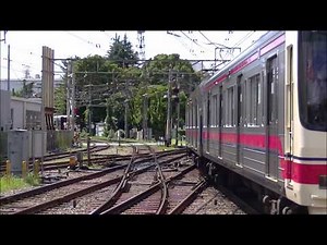 地上駅時代の京王線調布駅