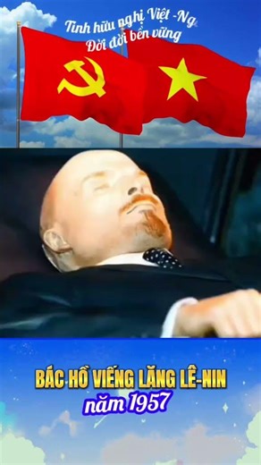 Bác Hồ viếng Lăng Vladimir Lenin năm 1957