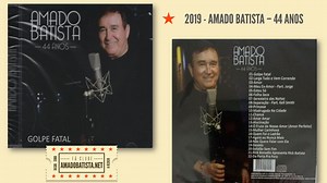 2019 | Amado Batista - 44 Anos Ouça o álbum Amado Batista - 44 Anos (Completo) https://www.amadobatista.net/2020/07/2019-amado-batista-44-anos.html O Maior Fã Clube do Amado Batista na Internet https://www.amadobatista.net | Fã Clube Amado Batista .net