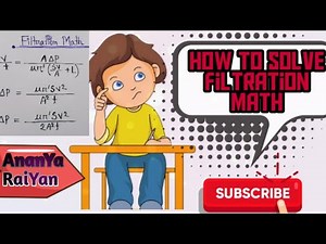Filtration Math Solve| Constant-rate filtration| Constant-pressure filtration| Graph|Ananya Raiyan|