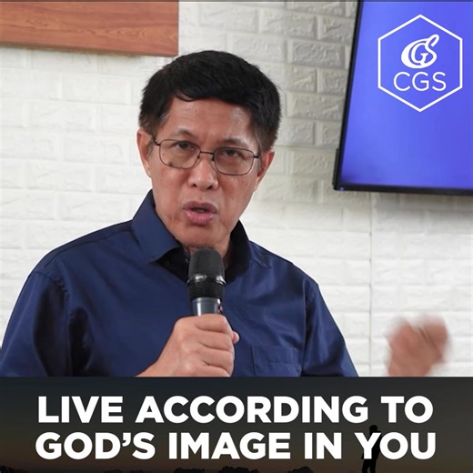 LIVE ACCORDING TO GOD'S IMAGE IN YOU A Short Clip from Pastor Ramy Henares Jr. Preaching Titled: God's Masterpiece "God created man in His own image, in the image of God He created him; male and female He created them." - Genesis 1:27 To watch the preaching, click here: facebook.com/share/v/19f5sJxC8y/ DO YOU WISH TO JOIN CGS PHILIPPINES? THEN YOU ARE INVITED TO JOIN US IN OUR Bonfire Night, Live every Fridays at 7PM Online Simbahay, Live every Sundays at 6AM We also have a community of people j