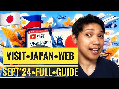 🇯🇵🇵🇭SEPTEMBER 2024 VISIT JAPAN WEB IMMIGRATION AND CUSTOMS FULL GUIDE FOR FILIPINOS VISITING JAPAN!