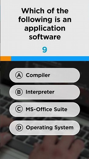 Application Software Quiz - Answer In One Minute | One Minute Quiz Questions | #Shorts | Simplilearn