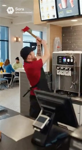 How McDonald’s makes their shakes.
