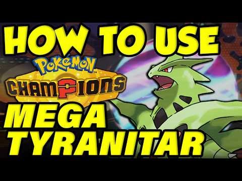 HOW TO USE MEGA TYRANITAR! Mega Tyranitar Moveset Guide / Best Tyranitar Builds Pokemon Champions