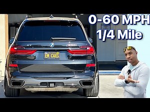 2021 BMW X7 M50i 0-60mph SHOCKING Results with Dragy Testing!