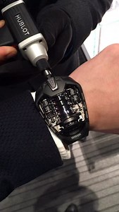 3.9M views · 19K reactions | Refueling the $345,000 Hublot LaFerrari ⛽️ The LaFerrari has a power reserve of 50 days when fully wound. In order to wind the watch easily and quickly, Hublot developed a special “self-winding pistol” that comes with the watch  | DailyWatch | Facebook