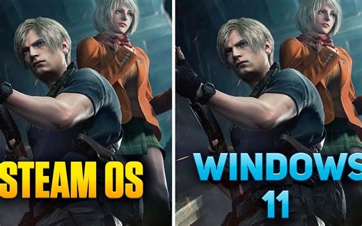 SteamOS vs Windows 11 - 《生化危机4 重制版》 - Steam Deck