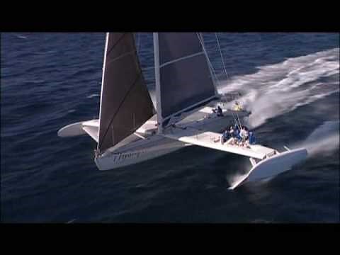 Hydroptere - world sailing record - 51 knots