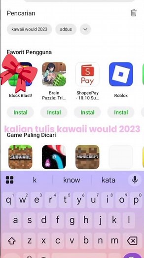 tutorial download kawaii world 2023 🎀😋