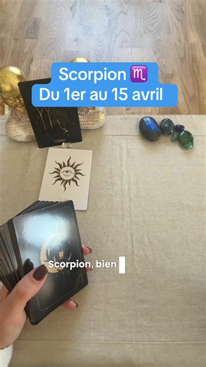 👉Ton tirage perso en bio✨ #scorpion #avril #oraclecards
