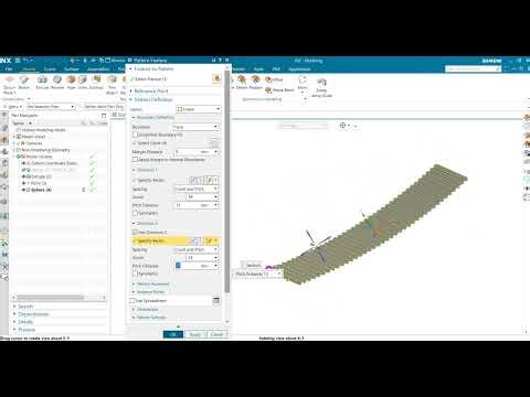 Pattern on face in NX