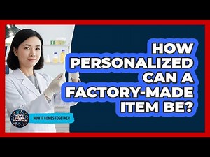 How Personalized Can A Factory-Made Item Be?