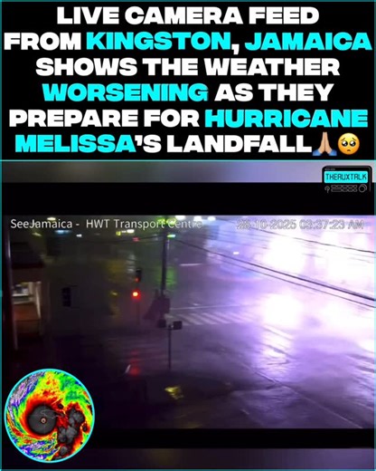 TheAuxTalk | Live feed from #SeeJamaica shows the Half Way Tree Transport Centre and the clock tower. #HurricaneMelissa has expanded in size, and more... | Instagram