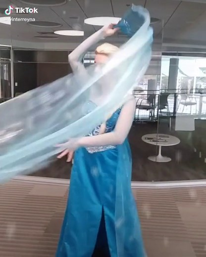 One of my favorite props. (Filling out a row with old videos) #elsa #frozen #homemade #handmade #homemadeprop #disney #frozen2