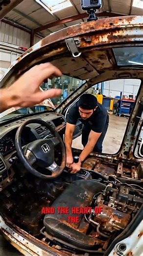 We Found a Rusted Honda Civic Rotting Away Initial Inspection ASMR