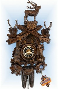 Standing Buck 21" Cuckoo Clock