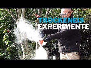 Dry ice tricks for indoors and outdoors