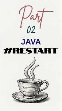 Java Restart Series – Part 2 is now live.#Java #CPP #Programming #Coding #JavaSeries