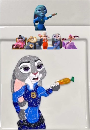 Zootopia Color Mixing Compilation! (Part40) Every Color Is So Relaxing 🎨🐰🦊#zootopia #zoo #art