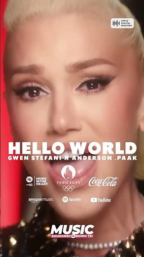 Gwen Stefani x Anderson .Paak – Hello World (Song of The Olympics™) Official Video 🔥 #paris2024