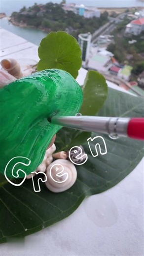 Green Shell | Relaxing Art 🌿 | Color Series #4