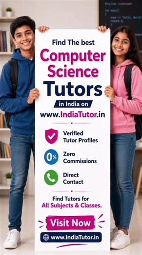 Find Best Online Computer Science Tutors in India on IndiaTutor.in #computerscience #tutors #india