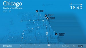 Living cities visualization by HERE and CartoDB