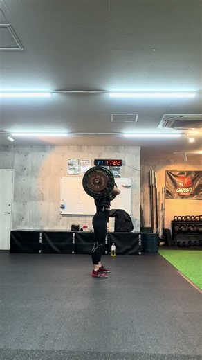 こーゆー日もあるよね〜😙😅🥹#crossfit#ウェイトリフティング#clean#クリーン#トレーニング