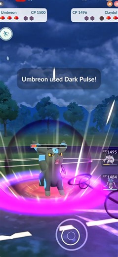 INSANE Shiny Umbreon 1v2 Clutch! 🐾🔥#pokemongo #pokemon #shinypokemon #gbl #viralshorts #gamingshorts