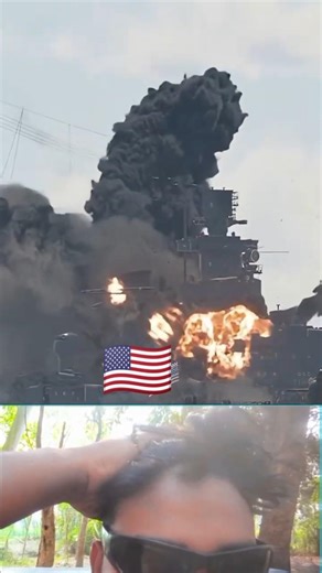 What If Iran and USA Go to War? 🚀 Naval Battle Simulation #Shorts #foryou #trending