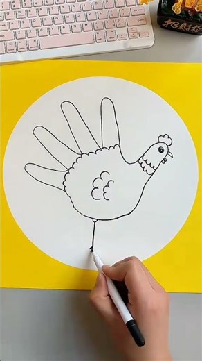 How to Draw a Cute Hen | Easy Drawing for Kids!
