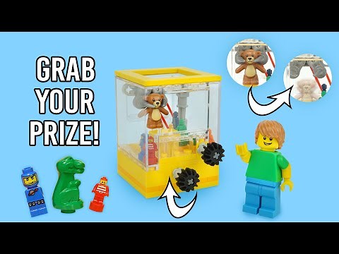 Working LEGO Claw Grabber Machine - How To Build
