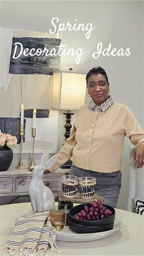 Spring decorating ideas, no money necessary, just rework, and repurpose existing decor.