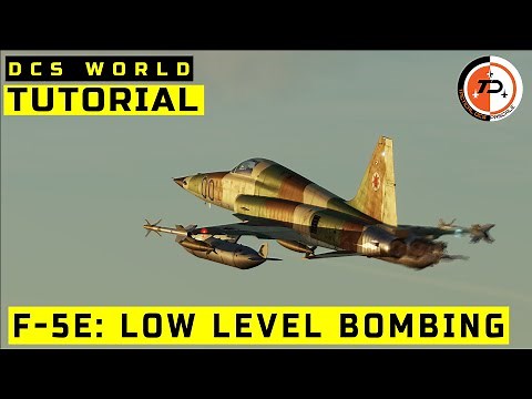 DCS WORLD | F-5E Low level bombing tutorial.