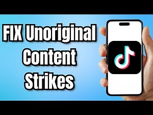 How To FIX Unoriginal Content Strikes On TikTok