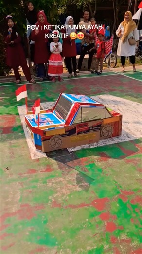 mobil robot dari kardus lomba kostum 17 agustus hari merdeka