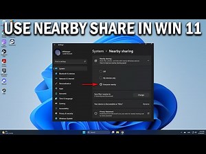 How To Use Nearby Share in Windows 11 - Easy Fix