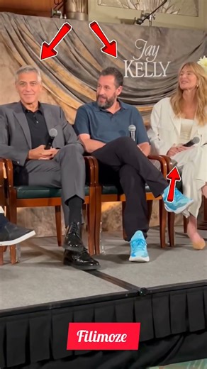 Star power in sync — George Clooney, Adam Sandler, and Laura Dern light up the carpet.