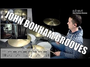 Top 5 Bonham Grooves - Daily Drum Lesson