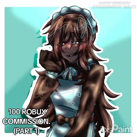 [#commission ] ok².... Now, let's continue focusing on working on other people's commissions... (CMMS for: @iguwz1) #robuxcommissions #artcommission #speedpaint #ibispaintx